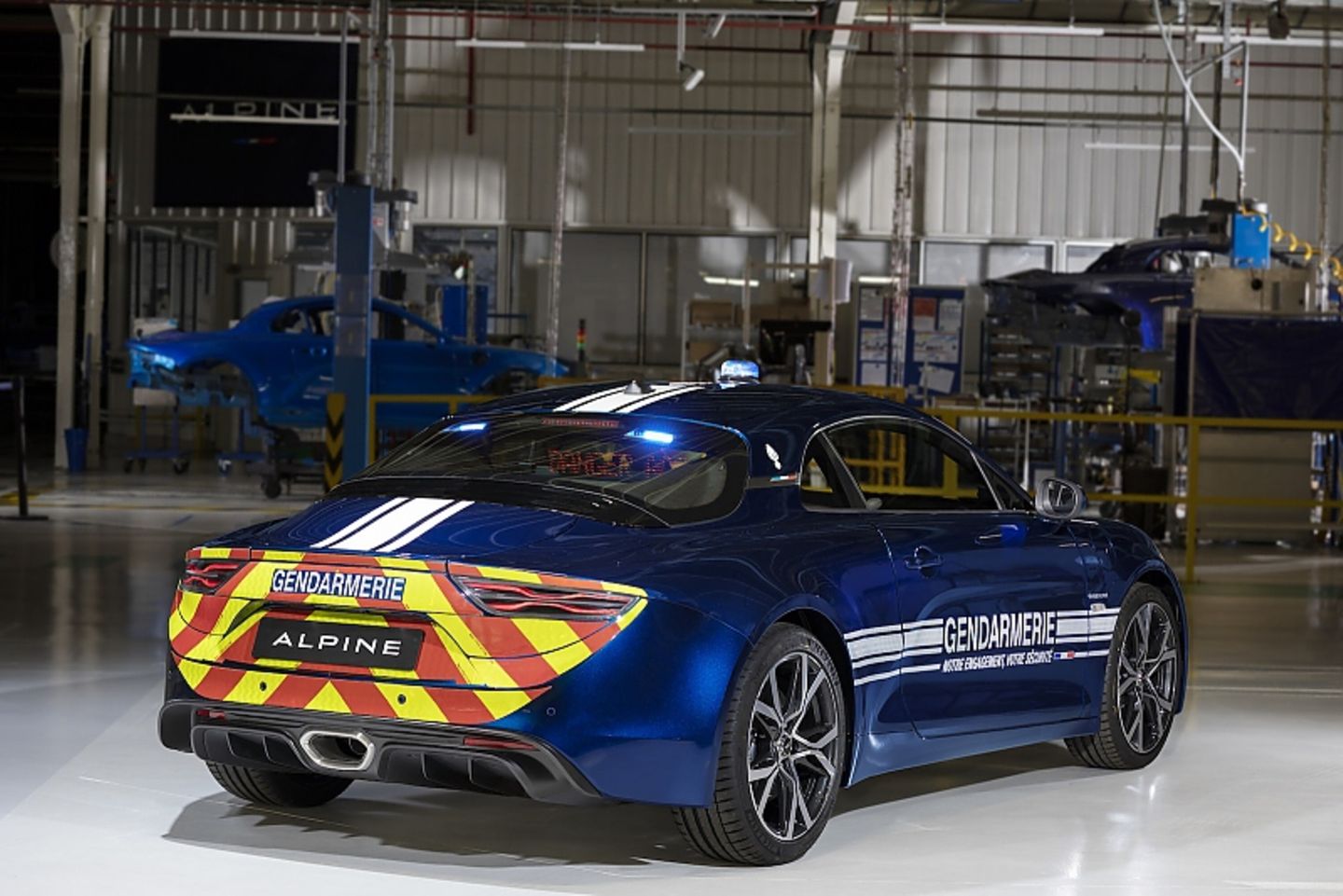Alpine Polizei Frankreich