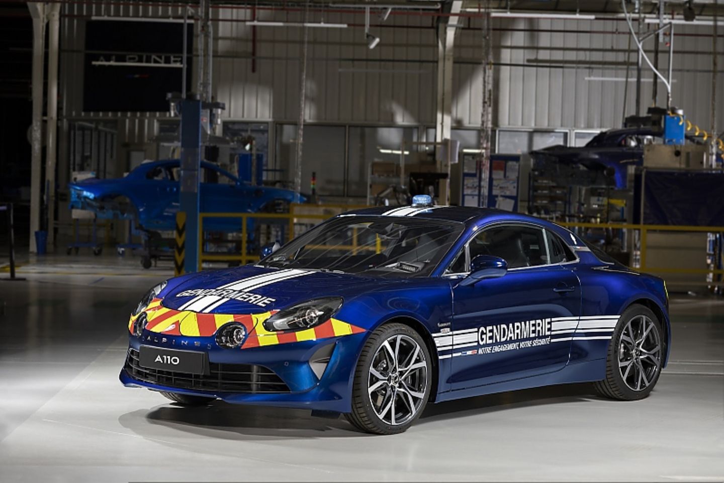 Alpine Polizei Frankreich