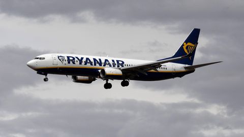 Eine Maschine der Fluggesellschaft Ryanair