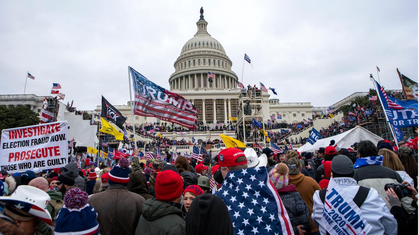 USA: Der Sturm auf das US-Kapitol am 6. Januar 2021 Der Sturm auf das US-Kapitol am 6. Januar 2021