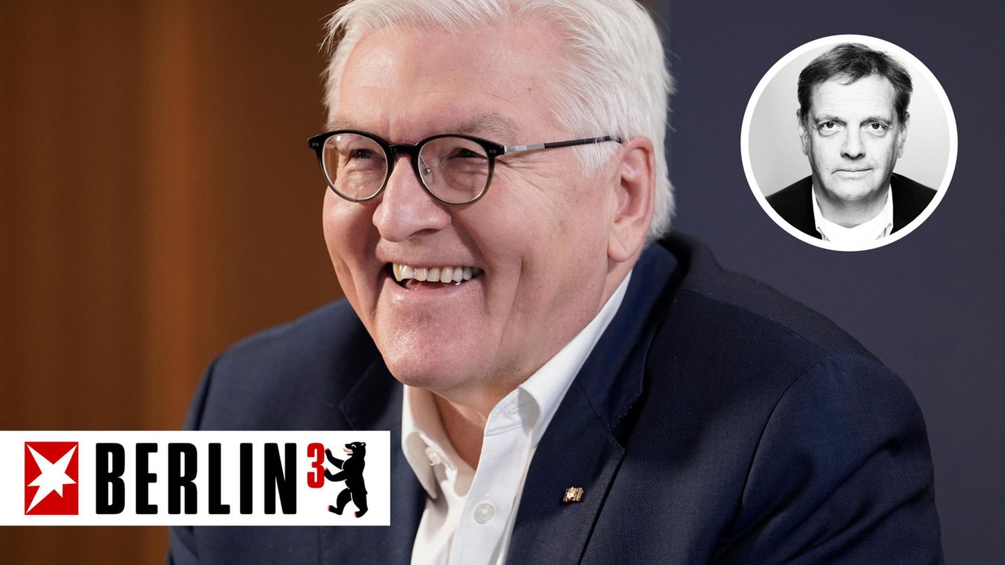Frank-Walter Steinmeier lacht Frank-Walter Steinmeier lacht