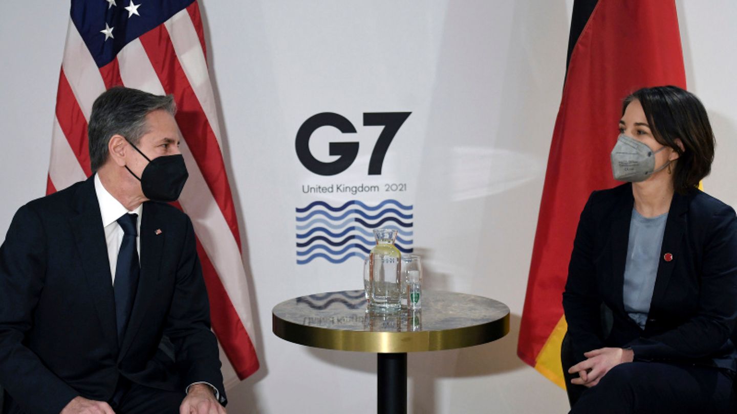 Annalena Baerbock trifft Antony Blinken beim G7-Gipfel