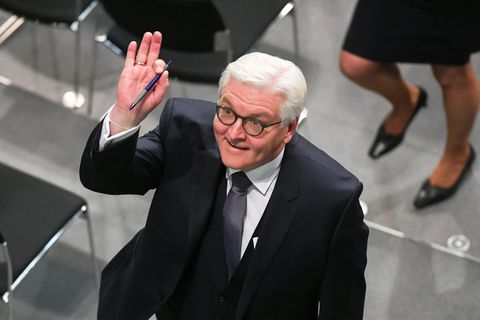 Bundespräsident Frank-Walter Steinmeier im Bundestag