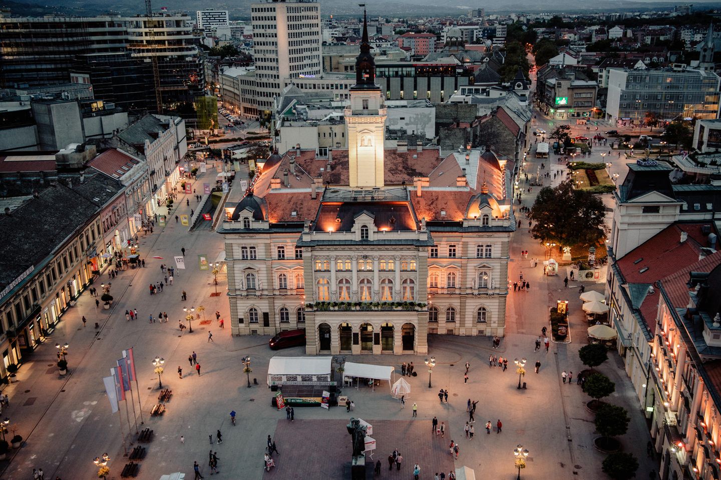 Die nordserbische Stadt Novi Sad ist eine von drei Kulturhauptstädten des Jahres 2022