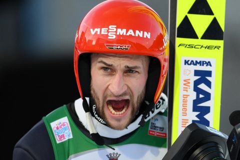 Markus Eisenbichler jubelt