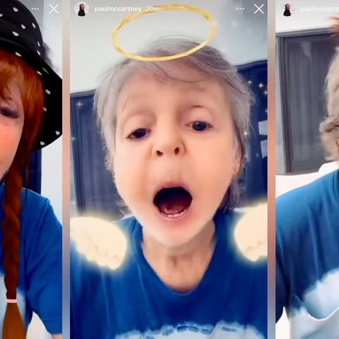 Spaß mit Insta-Filtern: Paul McCartney gründet in Video eine neue Band