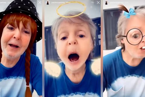 Spaß mit Insta-Filtern: Paul McCartney gründet in Video eine neue Band