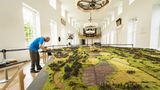 Im Museum wird die Schlacht mit Minaturen nachgestellt.