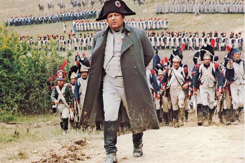 Rad Steiger spielte eindrucksvoll den müden Napoleon in dem Film Waterloo von 1971.