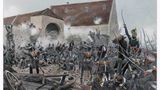 Die befestigte Gehöft von Hougoumont und die Herberge von Belle-Alliance waren die Wellenbrecher vor der Front der Allierten.