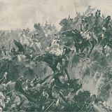 Der Angriff der schweren Kavallerie.