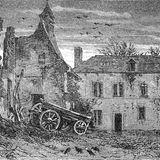 Um das Gehöft von Hougoumont wurde den ganzen Tag über gerungen. Die zähe Verteidigung machte einen Angriff auf das Zentrum Wellingtons unmöglich.