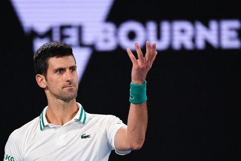 Novak Djokovic vor einem Jahr bei den Australian Open