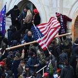 Anhänger des damaligen US-Präsidenten Trump stürmen das US-Kapitolgebäude