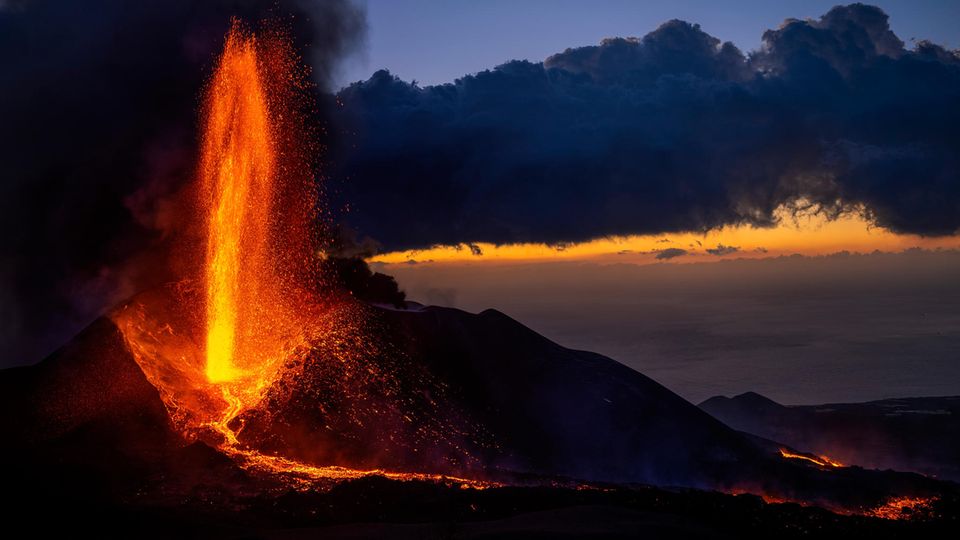 Der Cumbre Vieja auf La Palma spuckt seit Monaten Lava