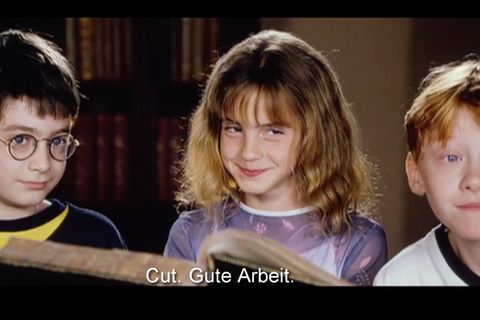 Süße Szene: Frühe Probeaufnahme des Harry-Potter-Trios veröffentlicht