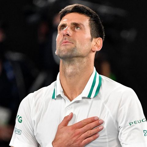 Novak Djokovic vor knapp einem Jahr nach seinem Sieg bei den Australian Open