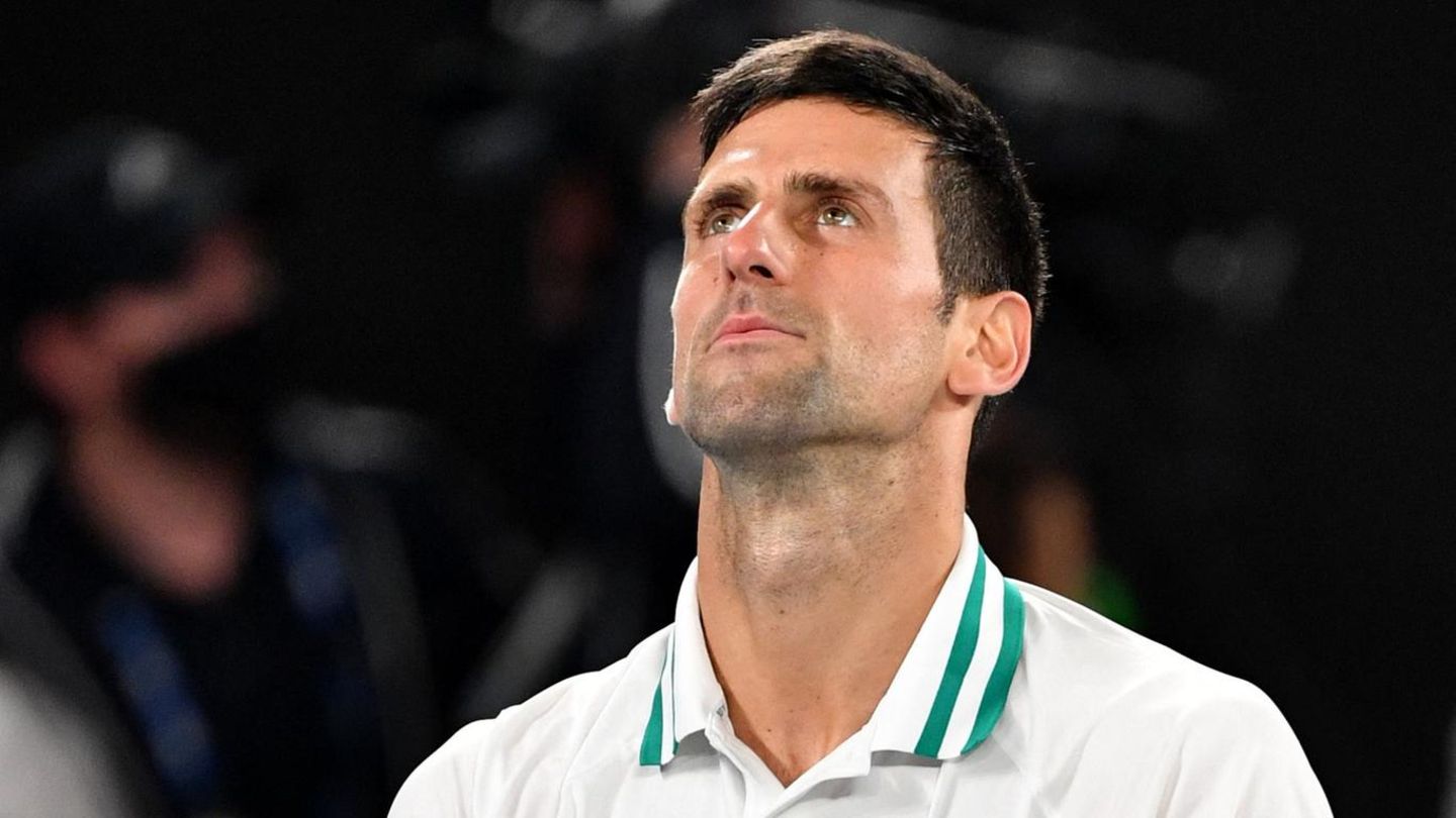 Novak Djokovic vor knapp einem Jahr nach seinem Sieg bei den Australian Open