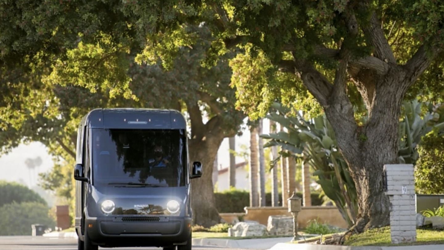 Rivian Amazon Delivery Van