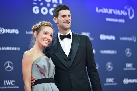 Jelena Djokovic und Novak Djokovic