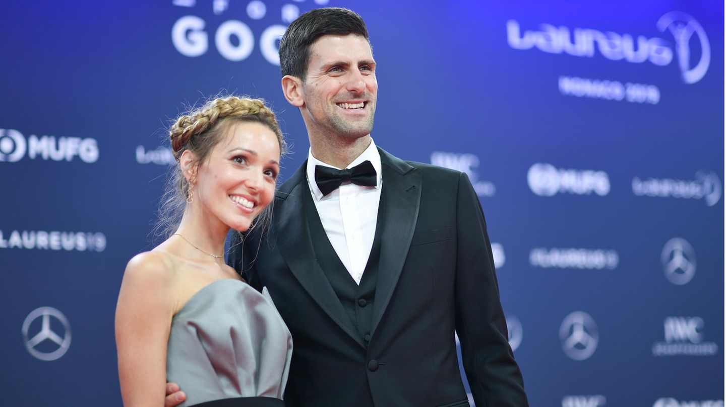 Jelena Djokovic und Novak Djokovic