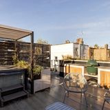 Highlight ist die Dachterrasse.