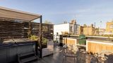 Highlight ist die Dachterrasse.