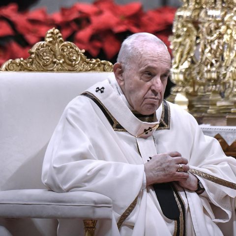 Papst Franziskus in der Dreikönigsmesse Januar 2022