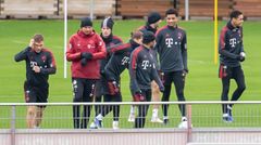 Bayern München: Leroy Sané, Manuel Neuer, Dayot Upamecano, Kingsley Coman, Lucas Hernandéz, Corentin Tolisso, Tanguy Nianzou, Omar Richards, Alphonso Davies