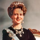 Die erste offizielle Porträt von Margrethe II. nach der Proklamation am 15. Januar 1972