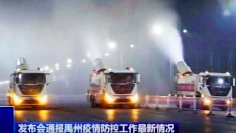 Zero-Covid-Strategie: China desinfiziert ganze Stadt im Lockdown