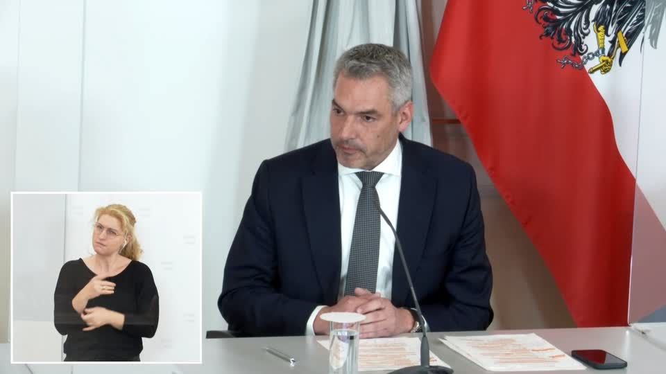 Video: Österreichs Bundeskanzler Nehammer positiv auf Corona getestet Video: Österreichs Bundeskanzler Nehammer positiv auf Corona getestet