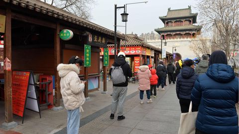 In Tianjin in China begannen am Sonntag die Massentests
