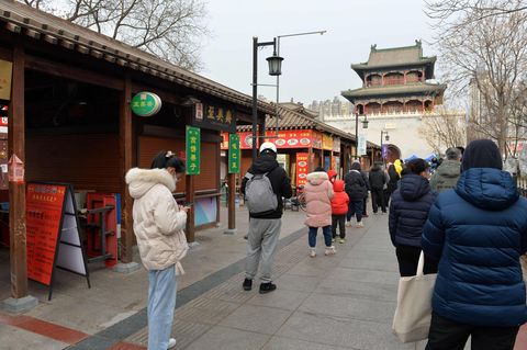 In Tianjin in China begannen am Sonntag die Massentests