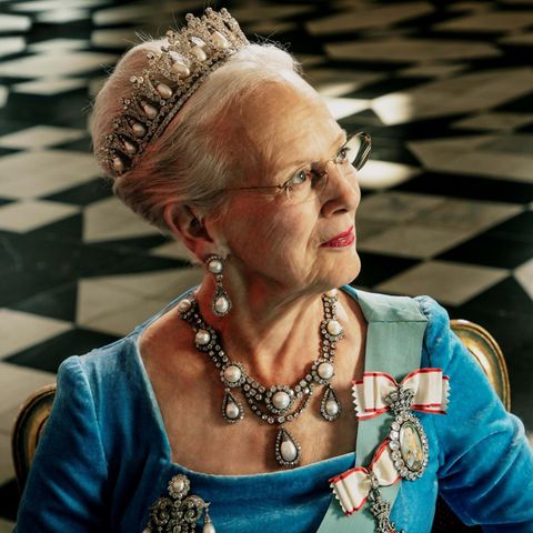 Zum 50. Thronjubiläum veröffentlichte das Königshaus dieses offizielle Foto von Königin Margrethe II.