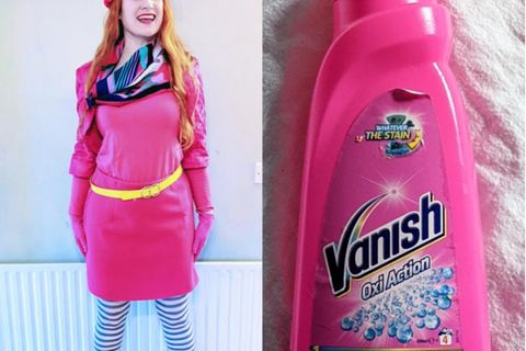 Style-Challenge: Designerin zieht sich jeden Tag wie ein Produkt an, das sie im Haushalt findet