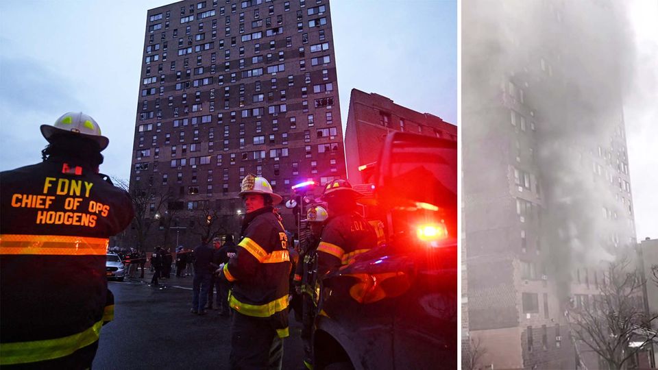 Stadtteil Bronx: Wohnungsbrand in New York fordert mindestens 19 Todesopfer Stadtteil Bronx: Wohnungsbrand in New York fordert mindestens 19 Todesopfer