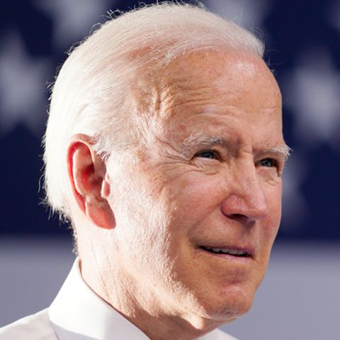 Portraits von Joe Biden und Wladimir Putin
