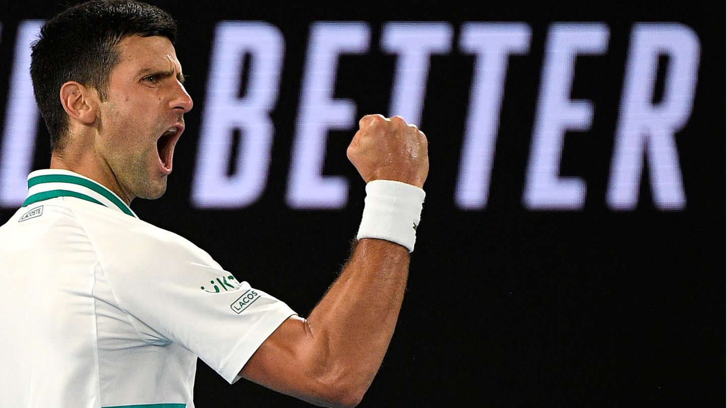 Novak Djokovic erntet für seinen Fall Lob und Kritik