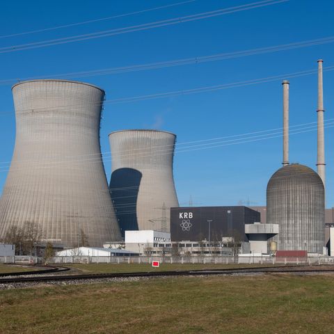 Wurde Silvester abgeschaltet: das AKW Grundremmingen in Bayern