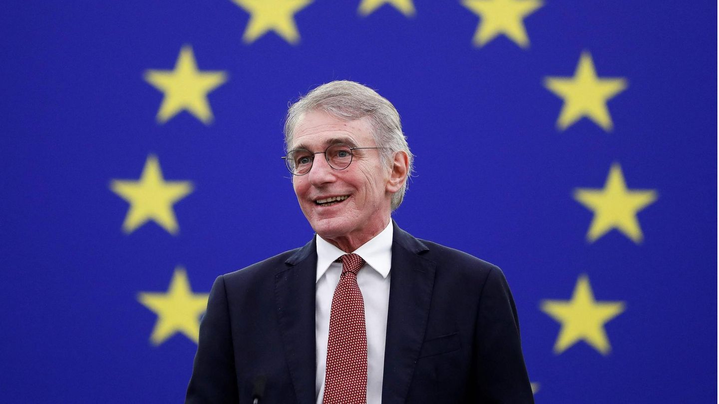 David Sassoli im Dezember bei einer Rede im Europaparlament in Straßburg