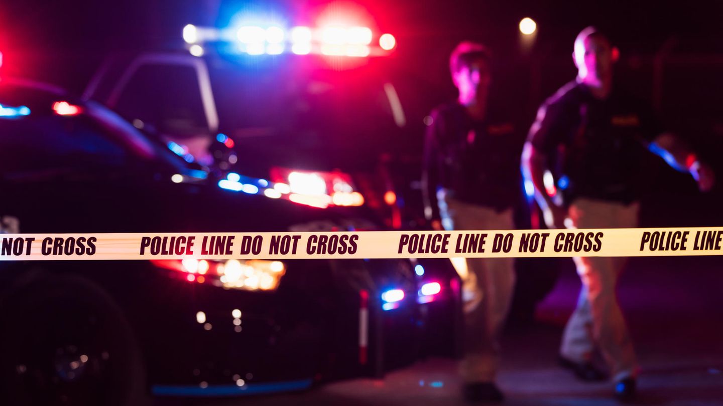 Abgesperrter Tatort in den USA