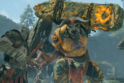 Kampfszene in "God of War"
