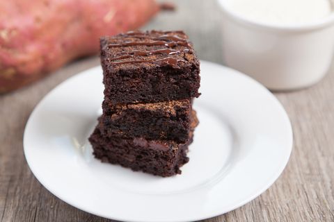 vegane Süßkartoffel-Brownies