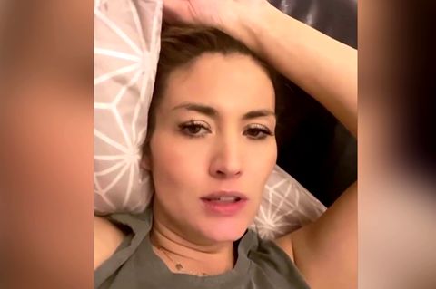 Screenshot aus einem Instagram-Video: Fiona Erdmann spricht über ihre Corona-Infektion