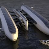 Die Oberseite ist mit Solarmodulen überzogen.