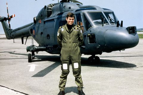 Prinz Andrew lenkte als Pilot des 702 Naval Air Squadron auch Lynx-Hubschrauber