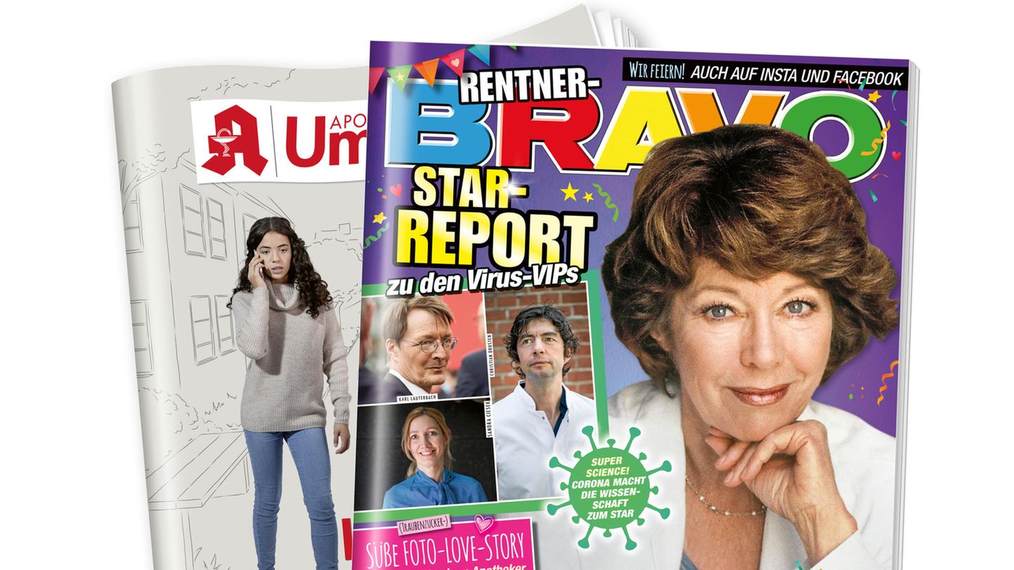 “Pensioner-Bravo”: The “Apotheken Umschau” surprises with a bizarre cover