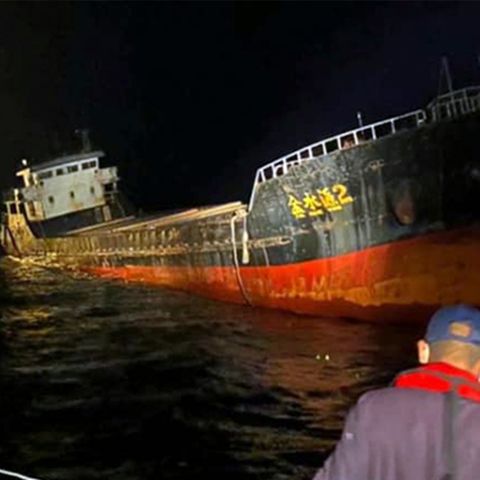 Geisterschiff vor der Küste Thailands
