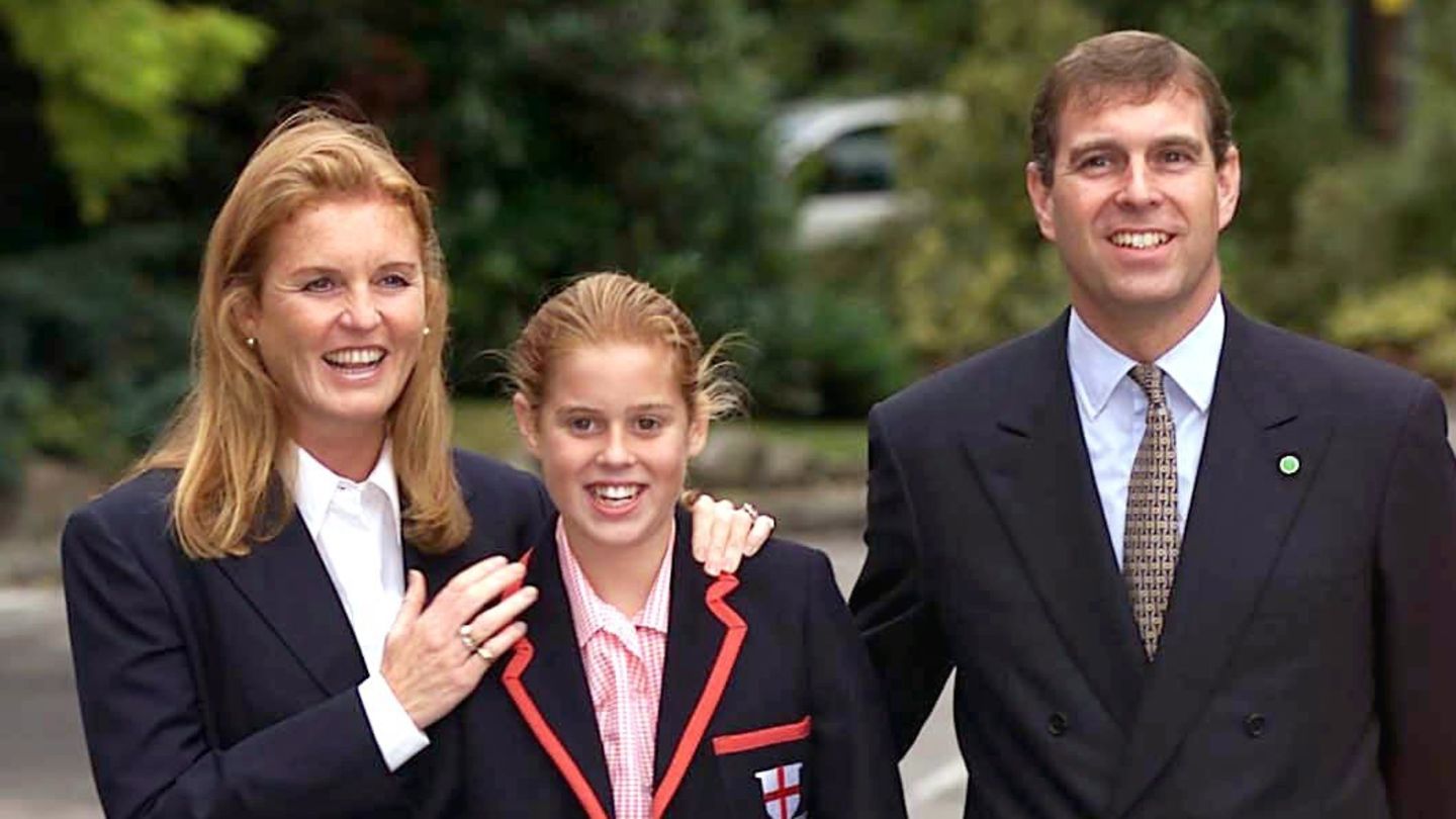 Sarah Ferguson und Prinz Andrew mit Tochter Beatrice